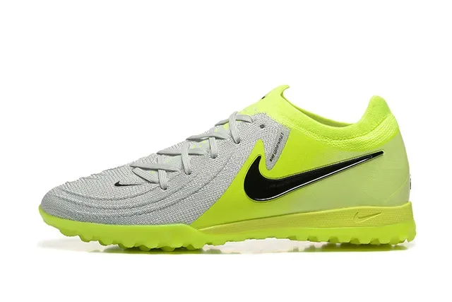 Nike jaune gris Low-Cut Knit Upper Turf chaussures de football 10
