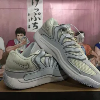 Nike Zoom 2K رمادي بيج أسلوب قفص أحذية رياضية سميكة