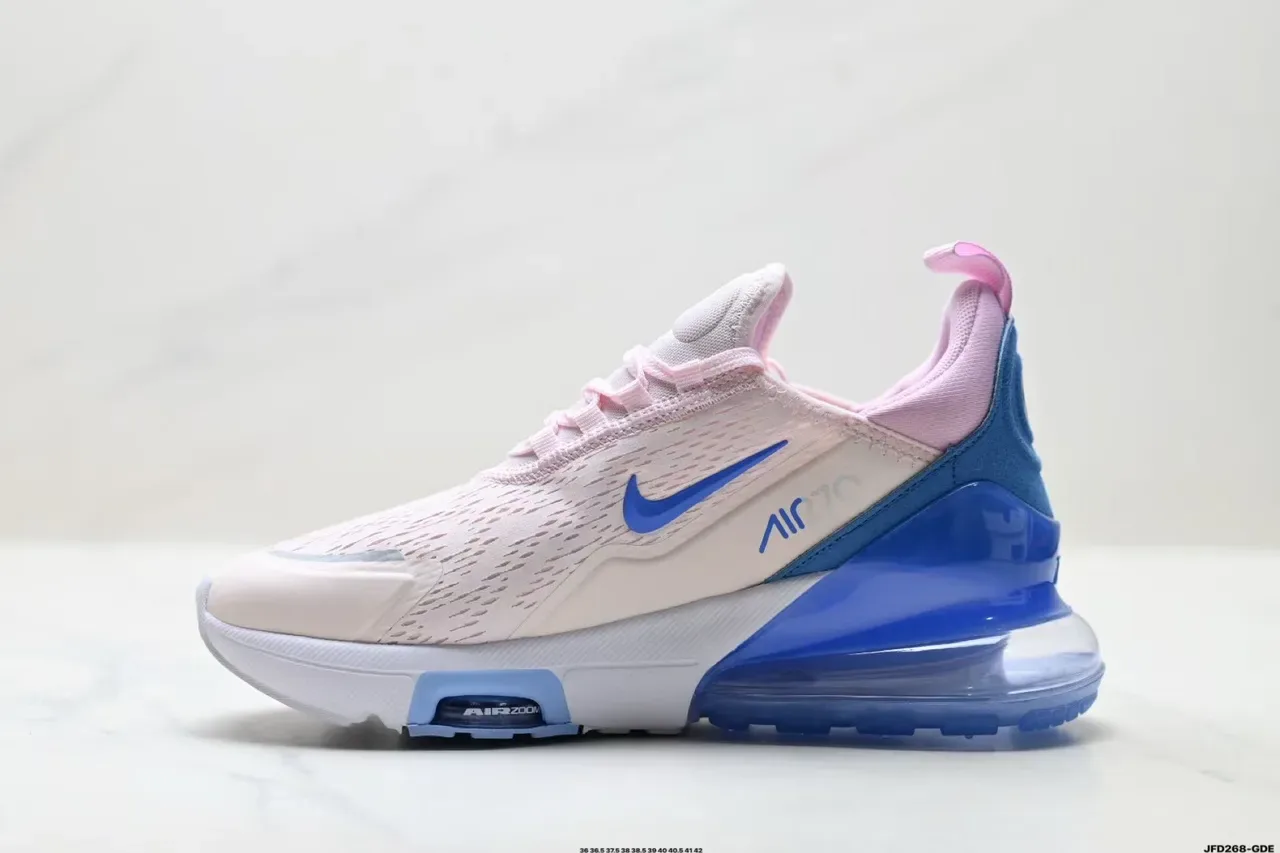 Nike Zoom 2K Chaussures de course rose et bleu 4