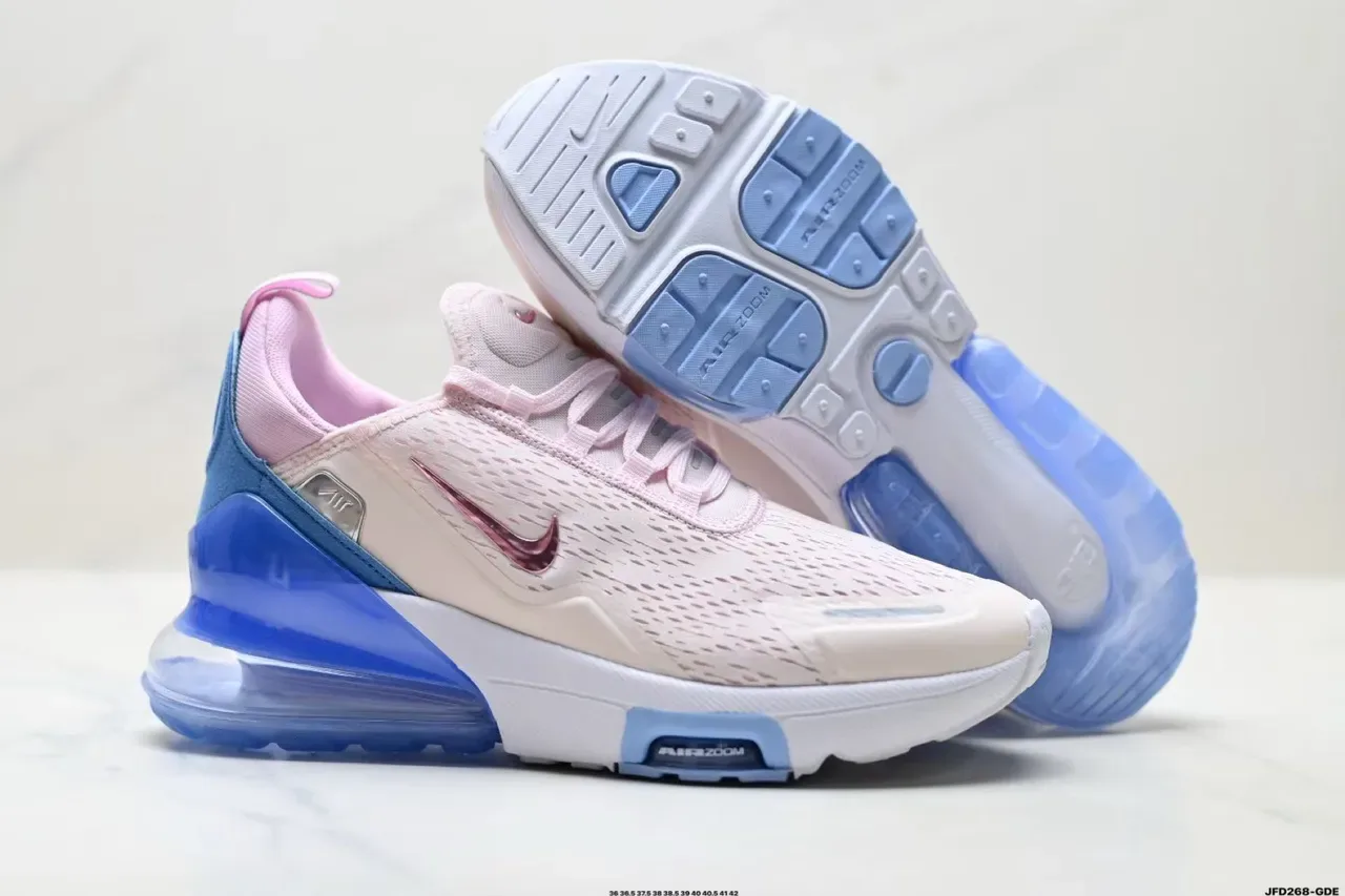Nike Zoom 2K Chaussures de course rose et bleu 5