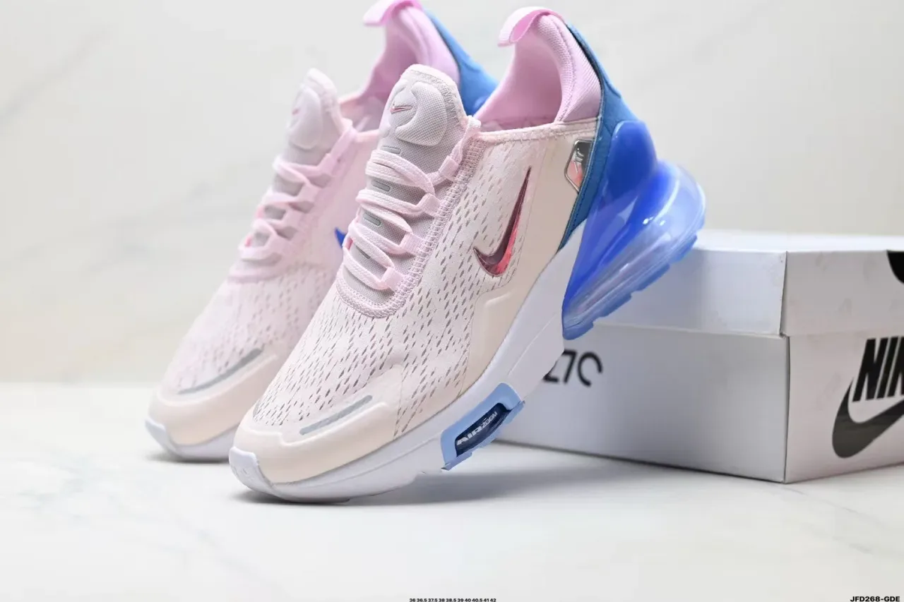 Nike Zoom 2K Chaussures de course rose et bleu 8