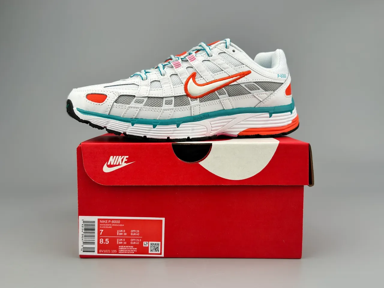 Nike Zoom 2K Blanc Orange Cage Synthétique En Couches Panneaux Maille Ouverte Chaussures De Running 2