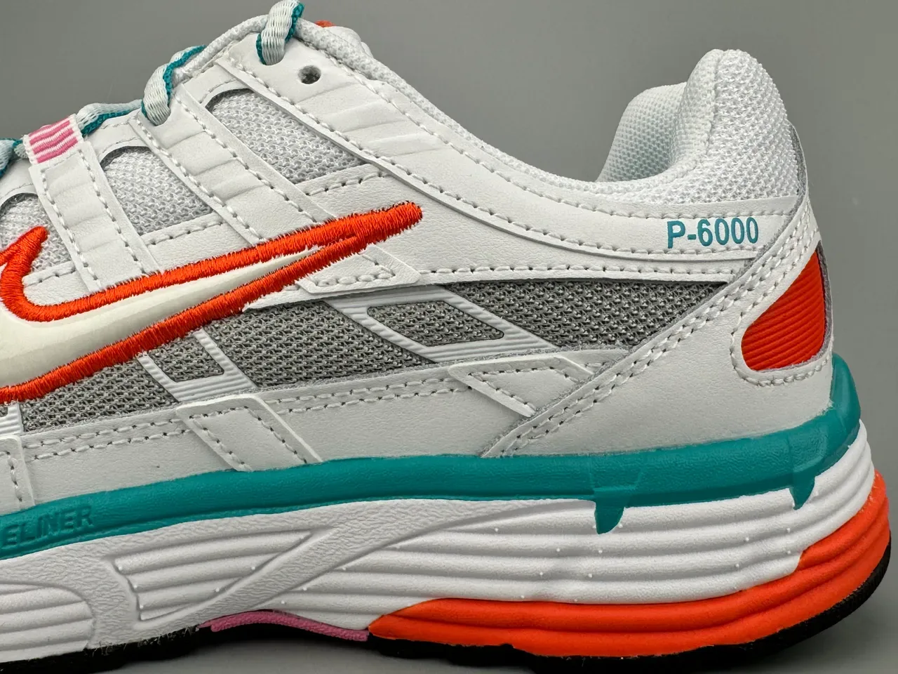 Nike Zoom 2K Blanc Orange Cage Synthétique En Couches Panneaux Maille Ouverte Chaussures De Running 5