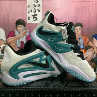 Nike Zoom 2K White Teal Sculpted Cage Basketball Shoes