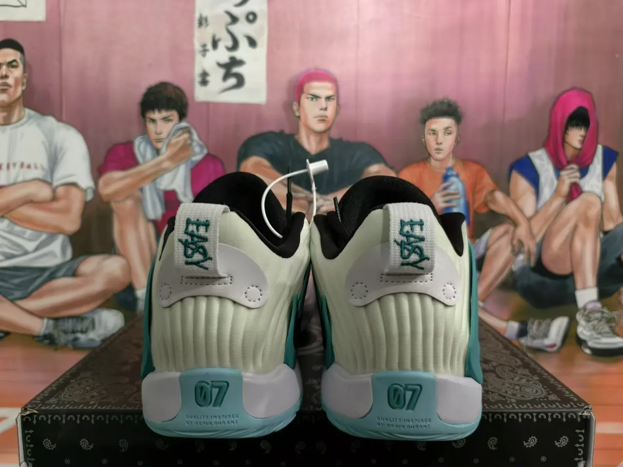 Nike Zoom 2K Blanc Turquoise Sculpté Cage Chaussures de Basket 2