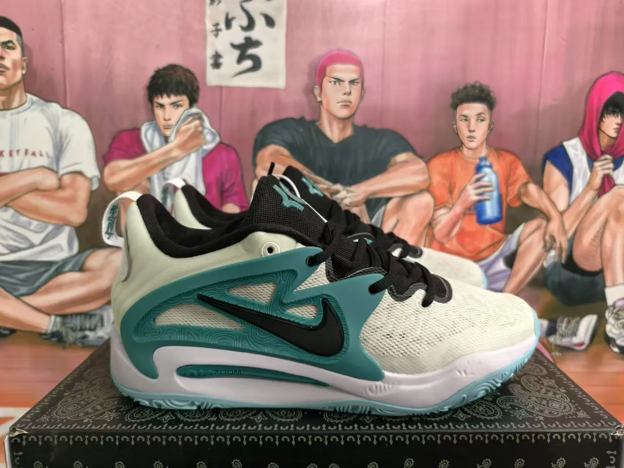 Nike Zoom 2K Blanc Turquoise Sculpté Cage Chaussures de Basket 4
