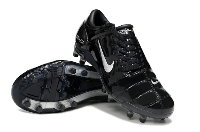 Nike Zoom Air Black Glossy Firm-Ground Soccer Shoes 2