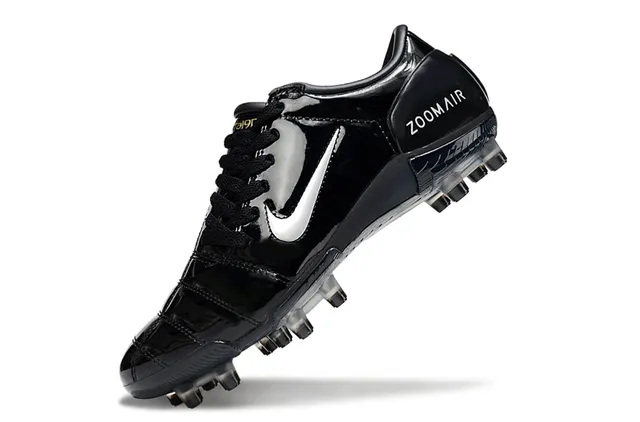 Nike Zoom Air Black Glossy Firm-Ground Soccer Shoes 4