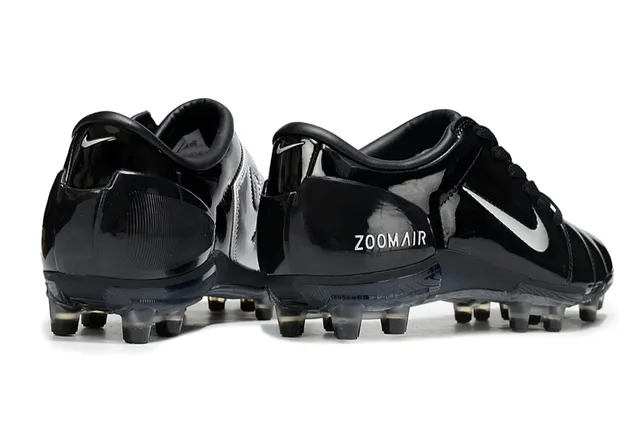 Nike Zoom Air Black Glossy Firm-Ground Soccer Shoes 6