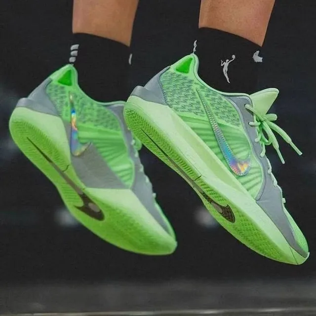 Nike Zoom Freak Vert Néon Gris Low-Cut Basketball Shoes 2