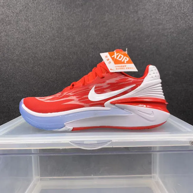 Nike Zoom Freak Red White Glossy Synthetic High-Top Basketball Shoes 2