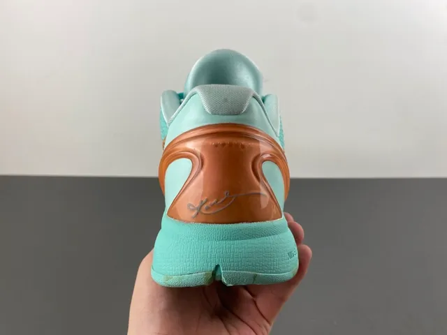 Nike Zoom Kobe VI Mint and Copper Basketball Shoes 4