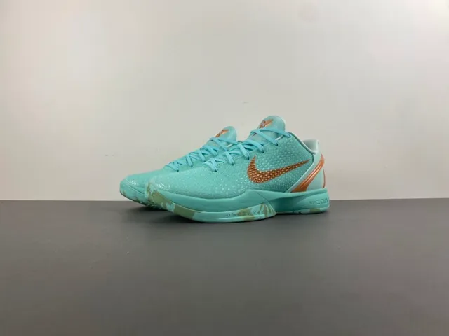 Nike Zoom Kobe VI Mint and Copper Basketball Shoes 11