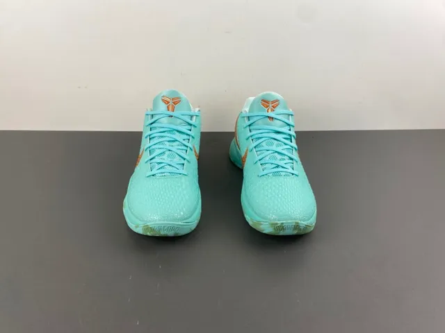 Nike Zoom Kobe VI Mint and Copper Basketball Shoes 12