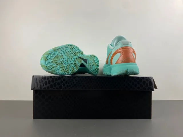 Nike Zoom Kobe VI Mint and Copper Basketball Shoes 17