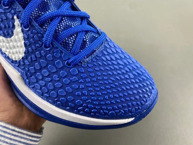 Nike Zoom Kobe VI Royal Blue White Red Basketball Shoes 3