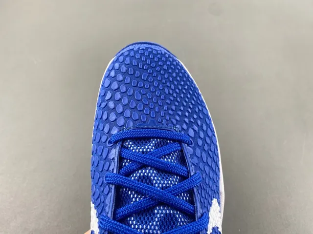 Nike Zoom Kobe VI Royal Blue White Red Basketball Shoes 5