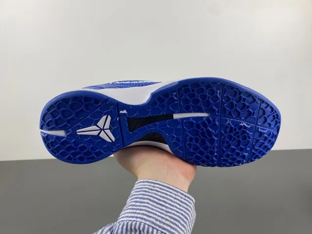 Nike Zoom Kobe VI Royal Blue White Red Basketball Shoes 9