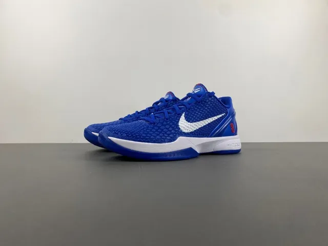 Nike Zoom Kobe VI Royal Blue White Red Basketball Shoes 11