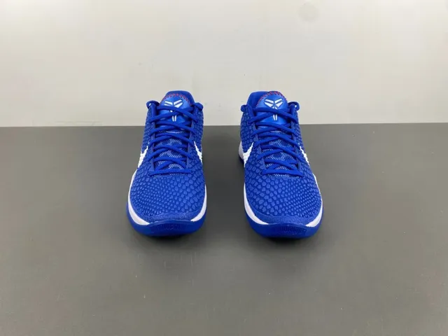 Nike Zoom Kobe VI Royal Blue White Red Basketball Shoes 12