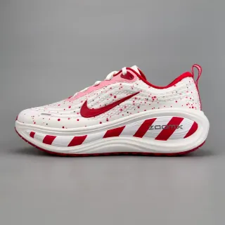 Nike ZoomX Invincible Run Tênis de Corrida Brancos e Vermelhos com Upper de Malha Engineered e Padrão Speckled