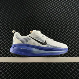 Nike ZoomX Blanco Azul Superior de Malla Ingenierizada Media Suela de Longitud Completa Zapatillas de Carrera