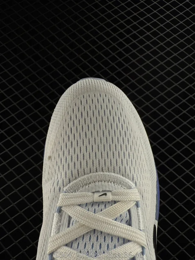 Nike ZoomX White Blue Engineered Mesh Upper Full-Length Midsole Running Shoes 3