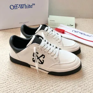 Off-White أسود كانفاس علوي براندينج صناعي أسلوب الحياة أحذية رياضية