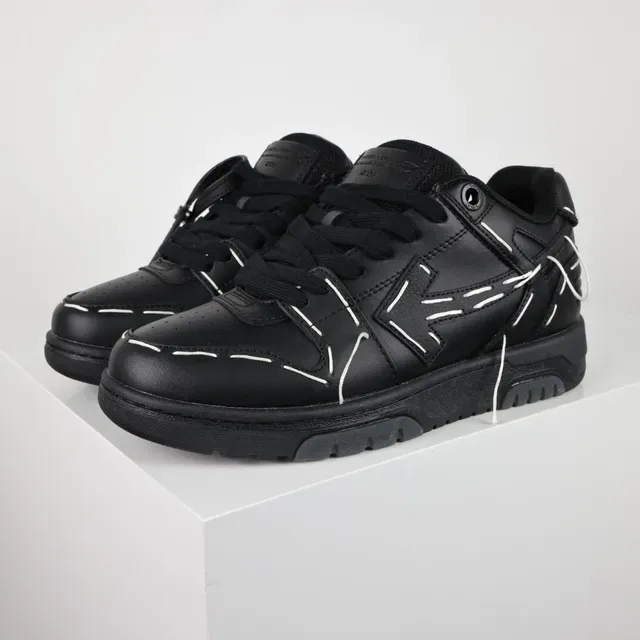 Off-White Black Deconstructed Exposed Stitching Lifestyle Sneakers 2