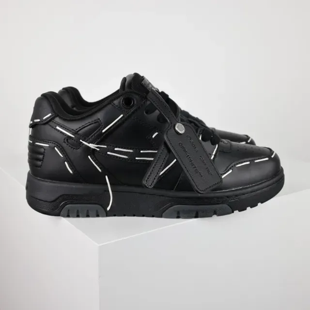 Off-White Black Deconstructed Exposed Stitching Lifestyle Sneakers 3