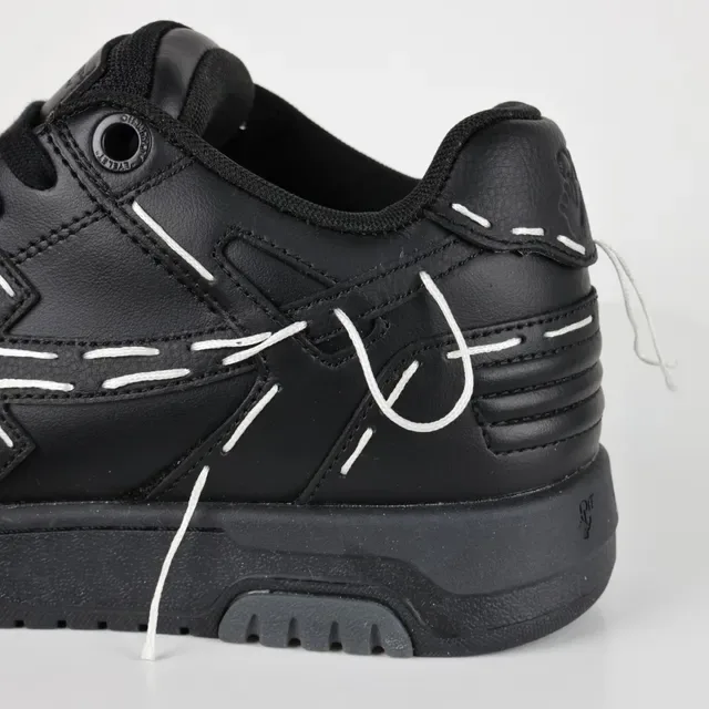 Off-White Black Deconstructed Exposed Stitching Lifestyle Sneakers 4