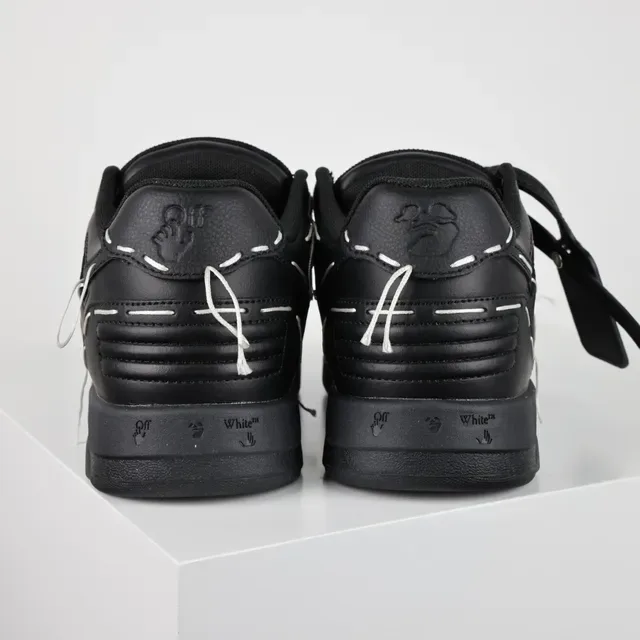 Off-White Black Deconstructed Exposed Stitching Lifestyle Sneakers 8