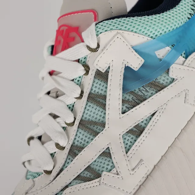 Off-White DDSY-1000 Tênis Chunky Branco Mint Azul 6