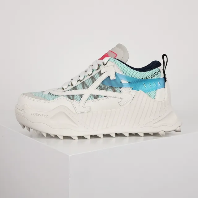 Off-White DDSY-1000 Tênis Chunky Branco Mint Azul 8