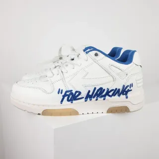 Off-White أبيض وأزرق للمشي حذاء نمط حياة