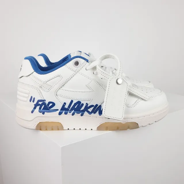 Off-White أبيض وأزرق للمشي حذاء نمط حياة 3