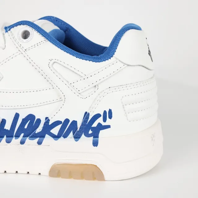 Off-White أبيض وأزرق للمشي حذاء نمط حياة 4
