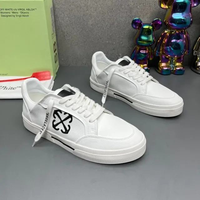 Off-White The Ten Chaussures de style de vie Blanches et Noires avec Logo 3