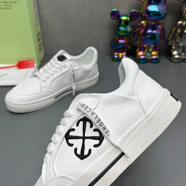 Off-White The Ten Chaussures de style de vie Blanches et Noires avec Logo 5