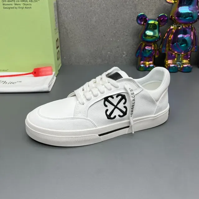 Off-White The Ten Chaussures de style de vie Blanches et Noires avec Logo 6