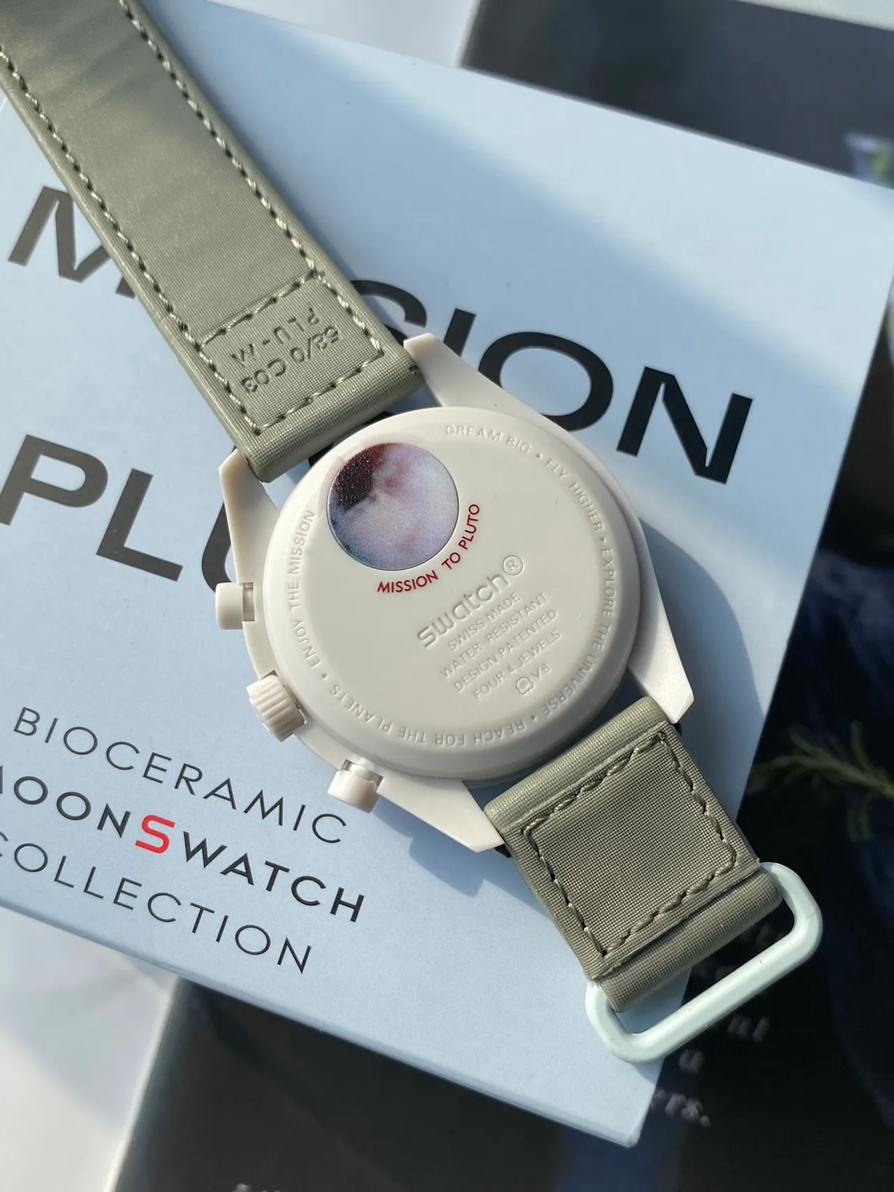 Omega Speedmaster MoonSwatch Mission to Mars Bioceramic Mechanical Watch 4