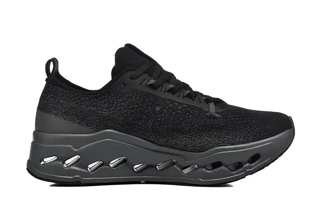 On Cloudmonster Black Running Shoes 3