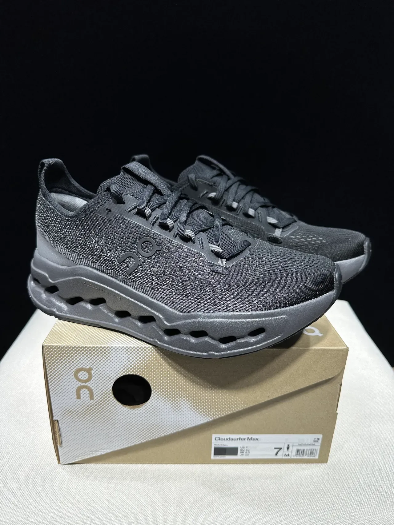 On Cloudmonster Black Running Shoes 14