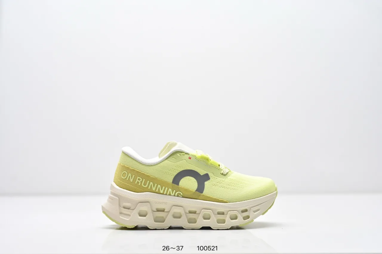 On Cloudmonster Black White Running Shoes 4