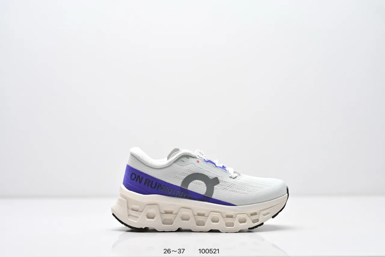 On Cloudmonster Black White Running Shoes 5