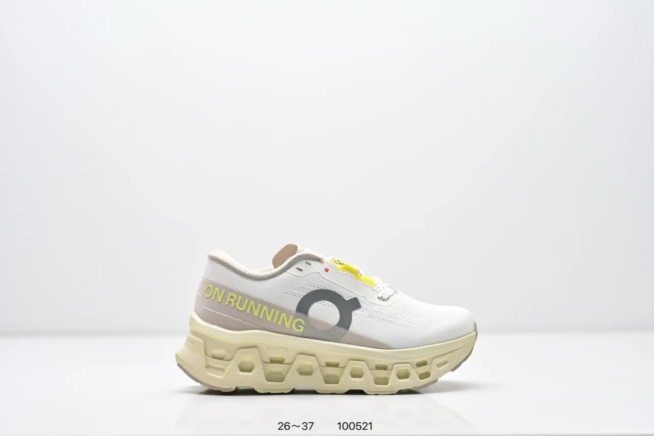 On Cloudmonster Black White Running Shoes 7