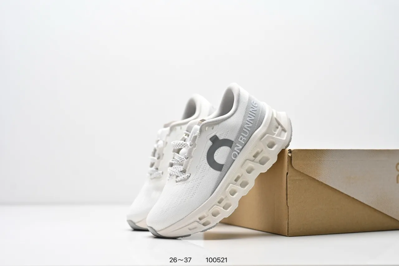 On Cloudmonster Black White Running Shoes 19