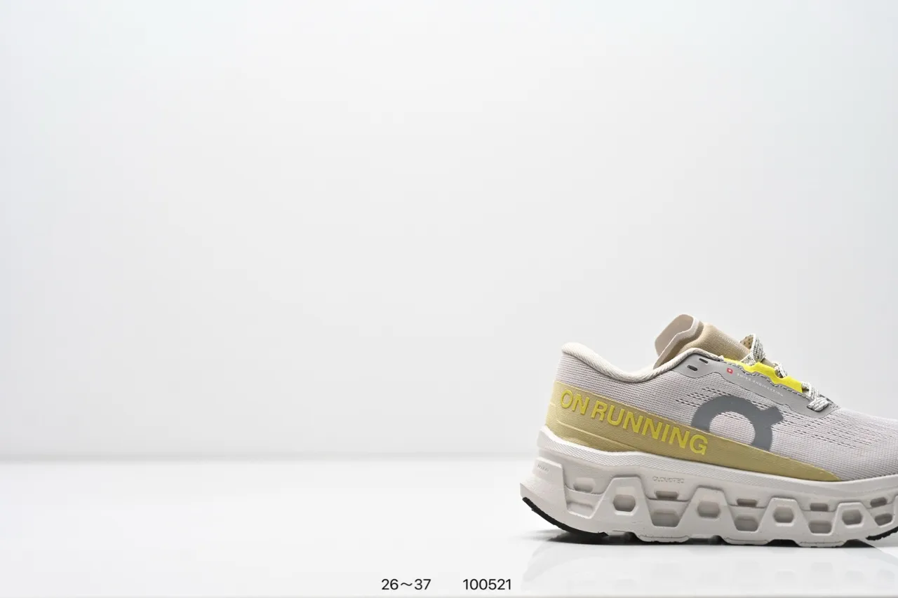 On Cloudmonster Black White Running Shoes 20