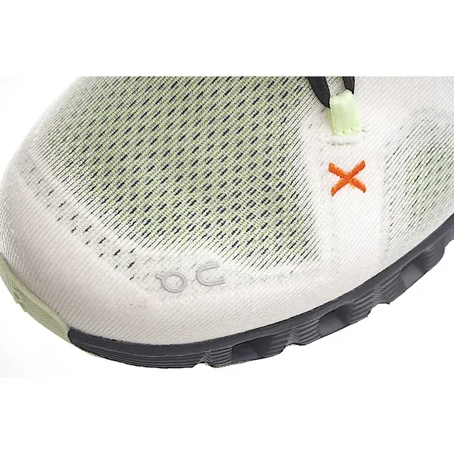 On Cloudmonster Off-White Black Orange Running Shoes 8