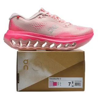 On Cloudsurfer 3 Pink Red दौड़ने के जूते